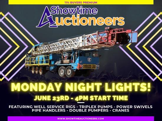 MONDAY NIGHT LIGHTS Global Heavy Equipment Auction