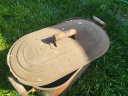 ANTIQUE COPPER/COPPER COATED BOILER WASH TUB