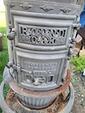 ANTIQUE Round Oak Wood Burning Potbelly Stove