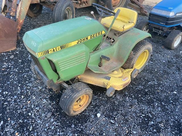 John Deere 216 with Mower Deck