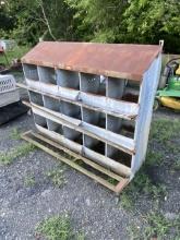 Metal Chicken Nesting Boxes