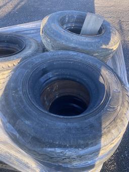 Pallet of Tires and Wheels, 8-14.5LT