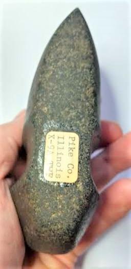 4 5/8" long Three-Quarter Grooved Axe