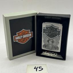 Engraved Harley-Davidson Zippo Lighter