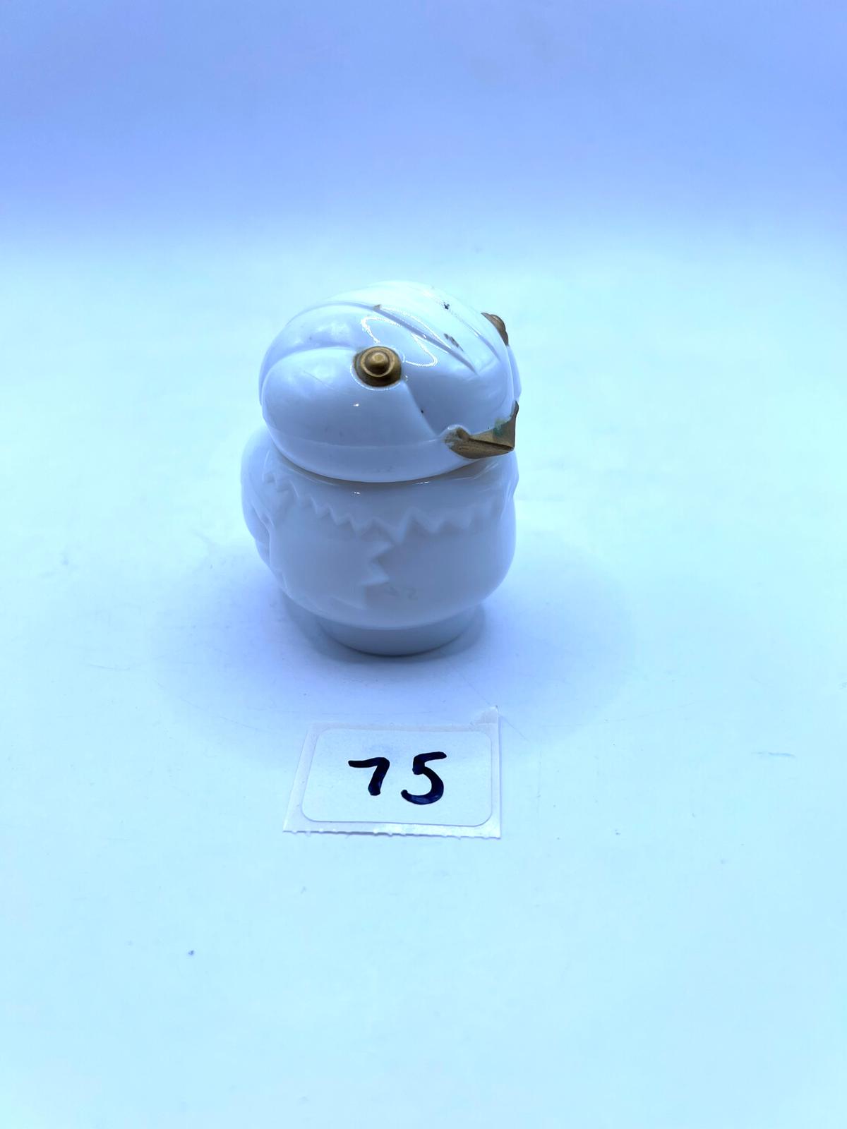 Little white bird Avon bottle