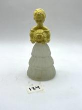 sweet honesty yellow flower girl avon bottle