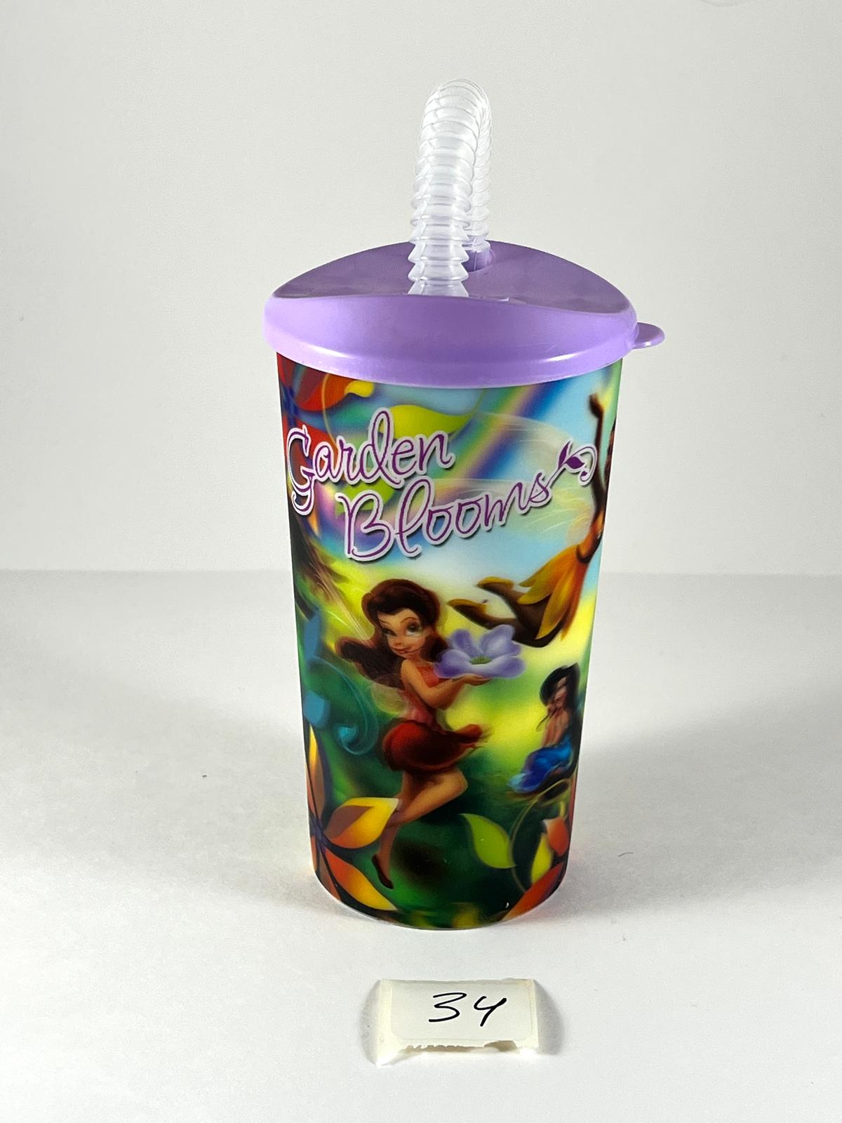 Golden Blooms hologram cup