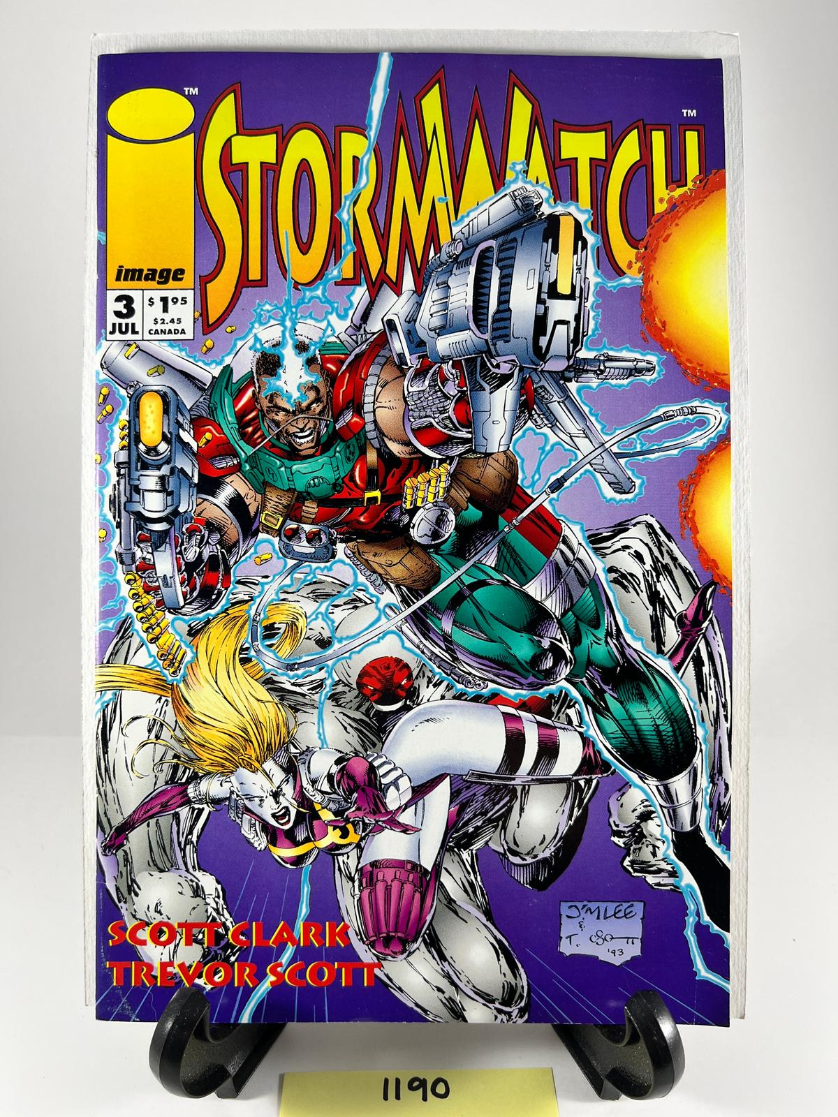 Stormwatch No 3  Image Comics July 1993 Scott Clark Trevor Scott