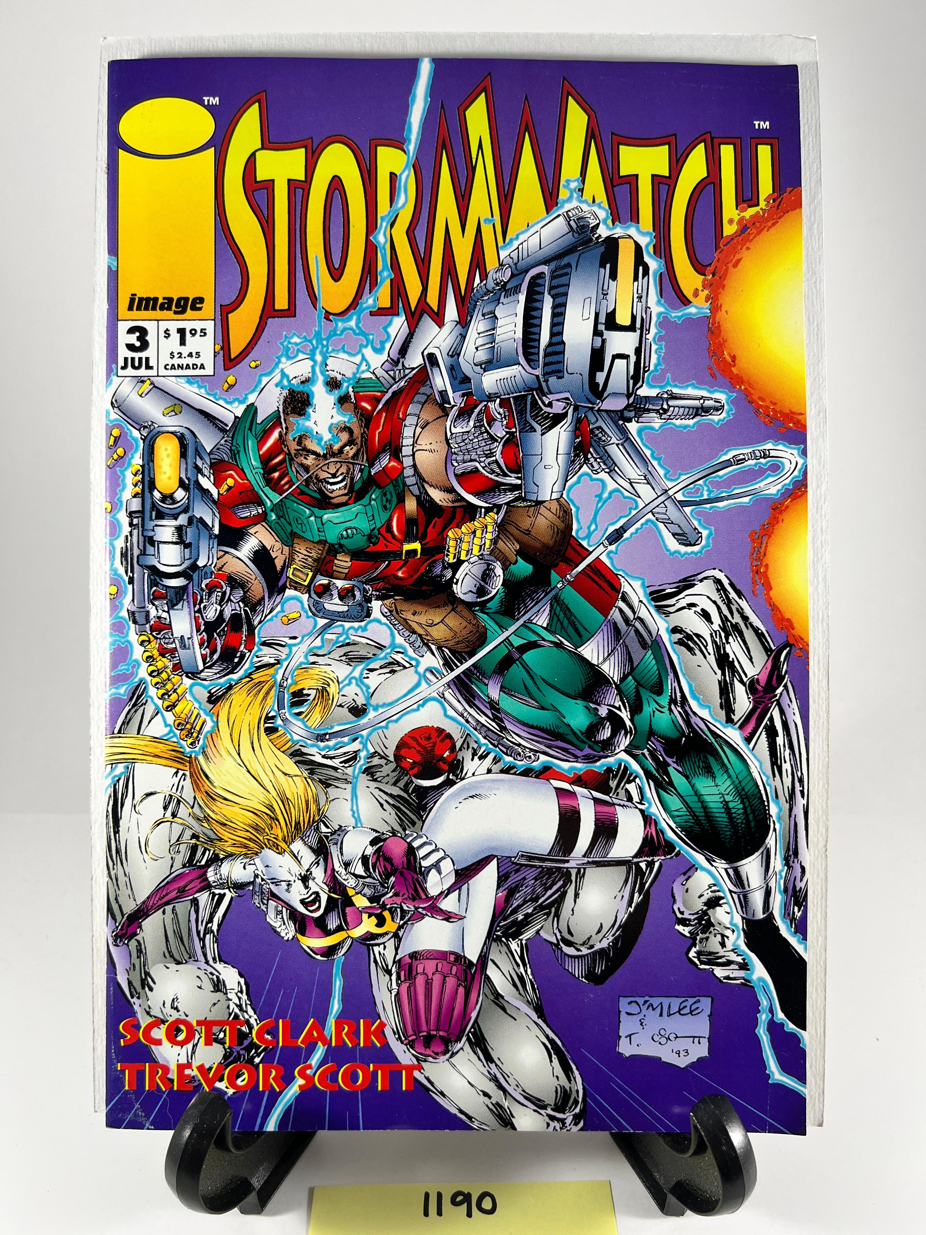 Stormwatch No 3  Image Comics July 1993 Scott Clark Trevor Scott