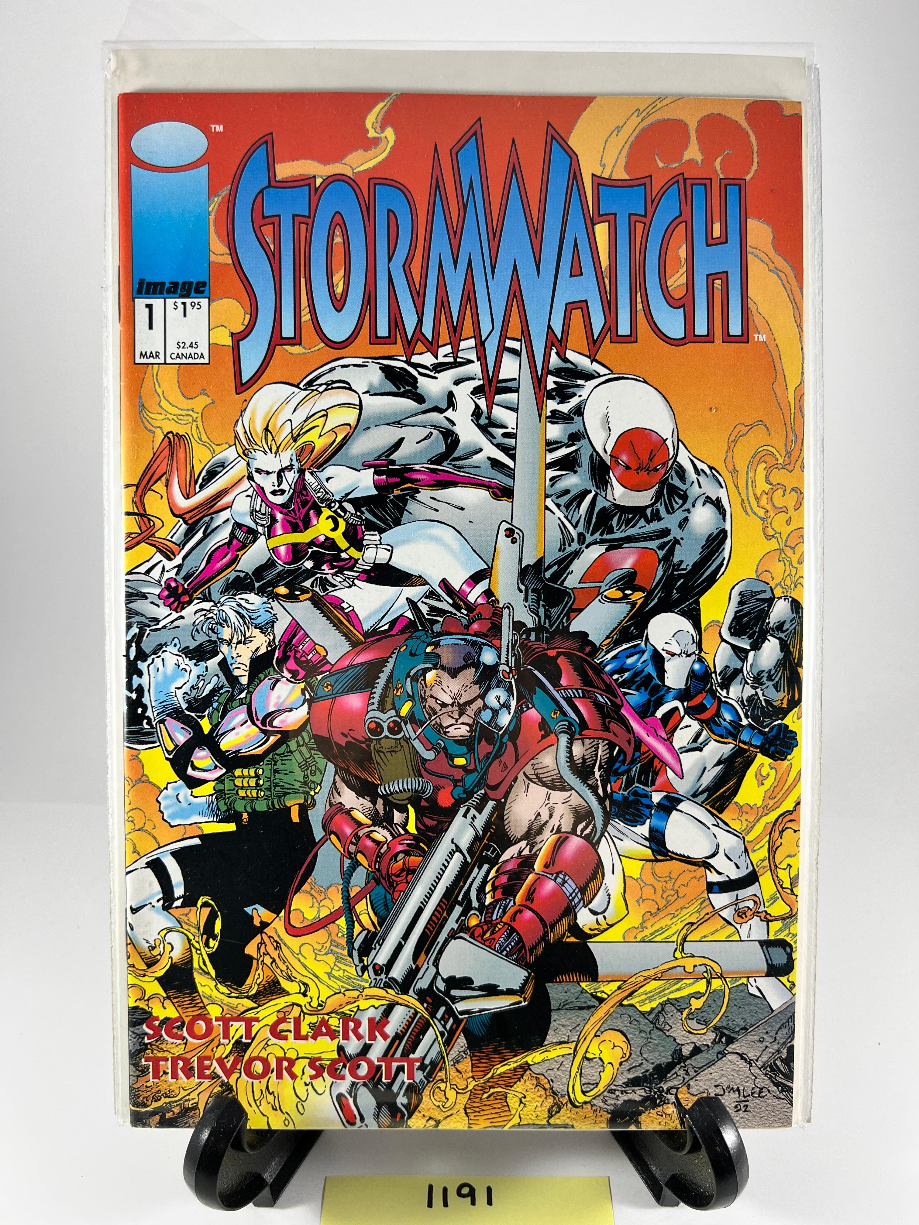 StormWatch #1  Image Comics March 1993 Scott Clark Trevor Scott