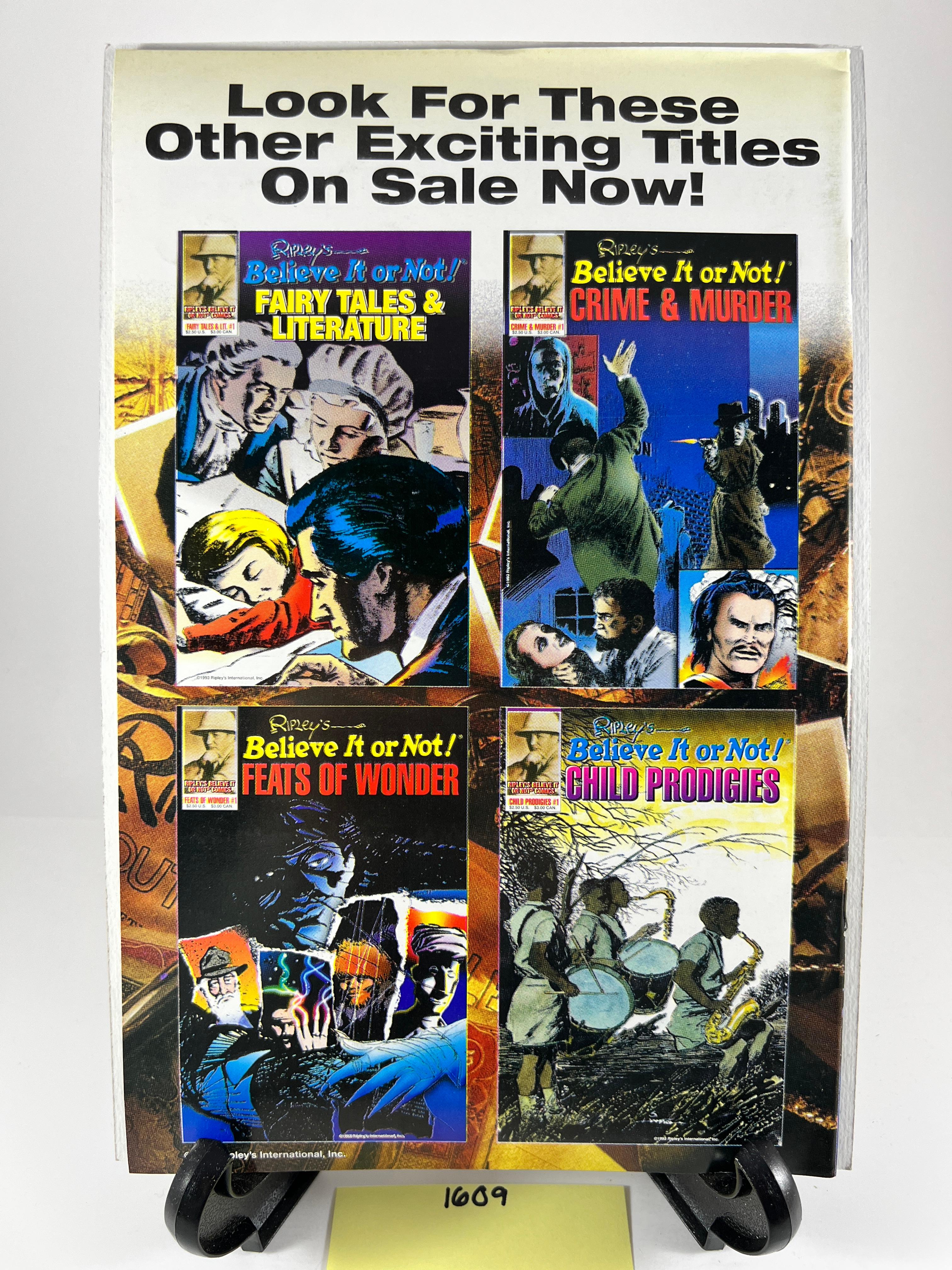 Ripley's Believe It or Not! Feats of Wonder #1  1993
