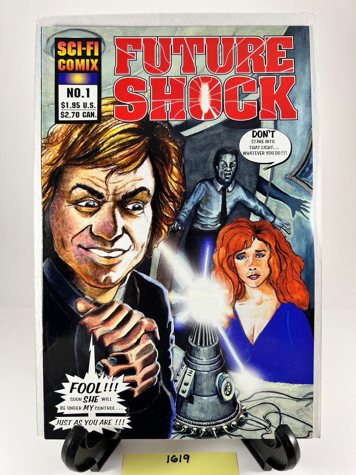 Future Shock comic book issue No 1 presented by Sci-Fi Comix