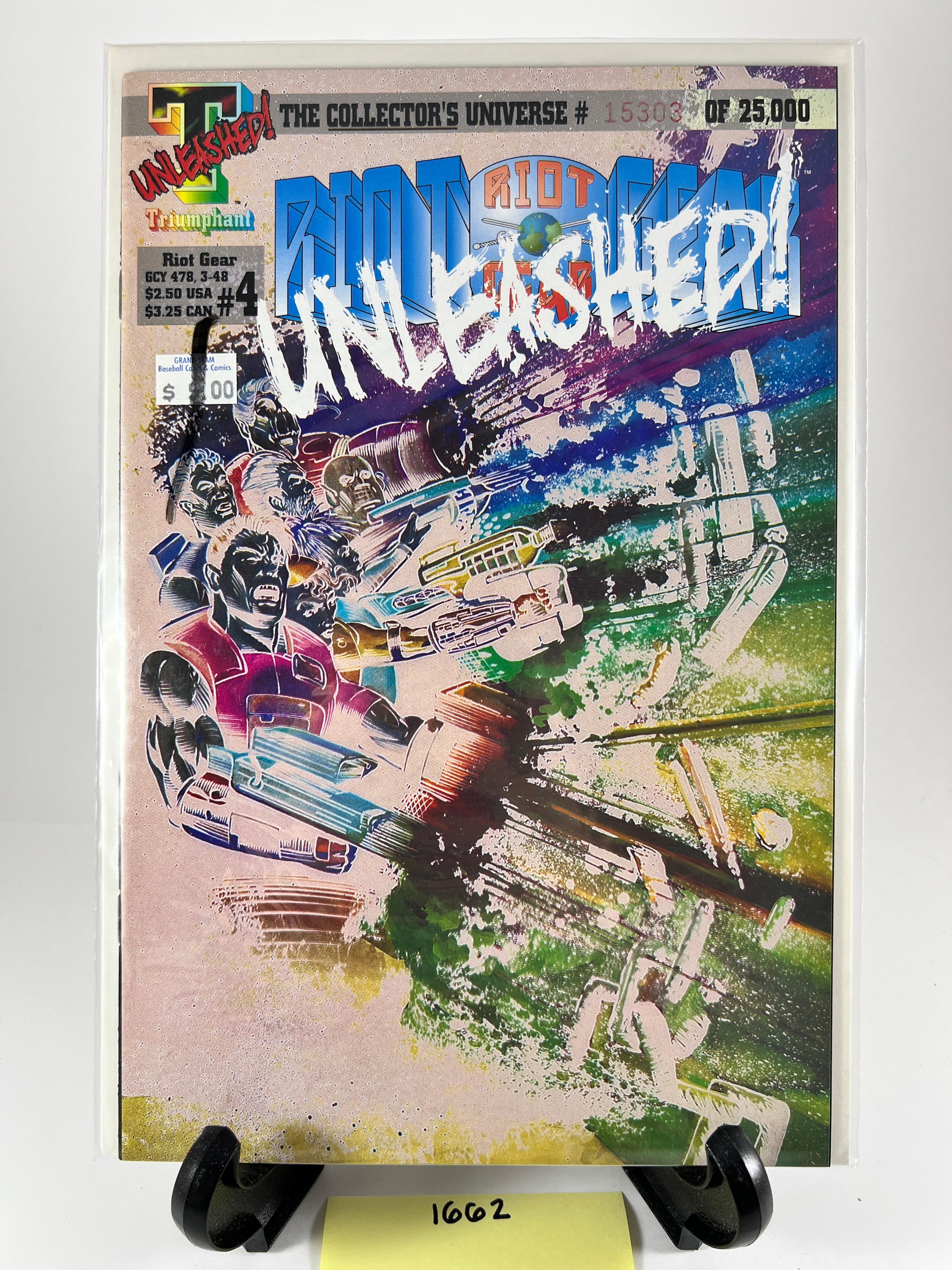 Riot Gear #4 Unleashed  Publisher: Triumphant Comics