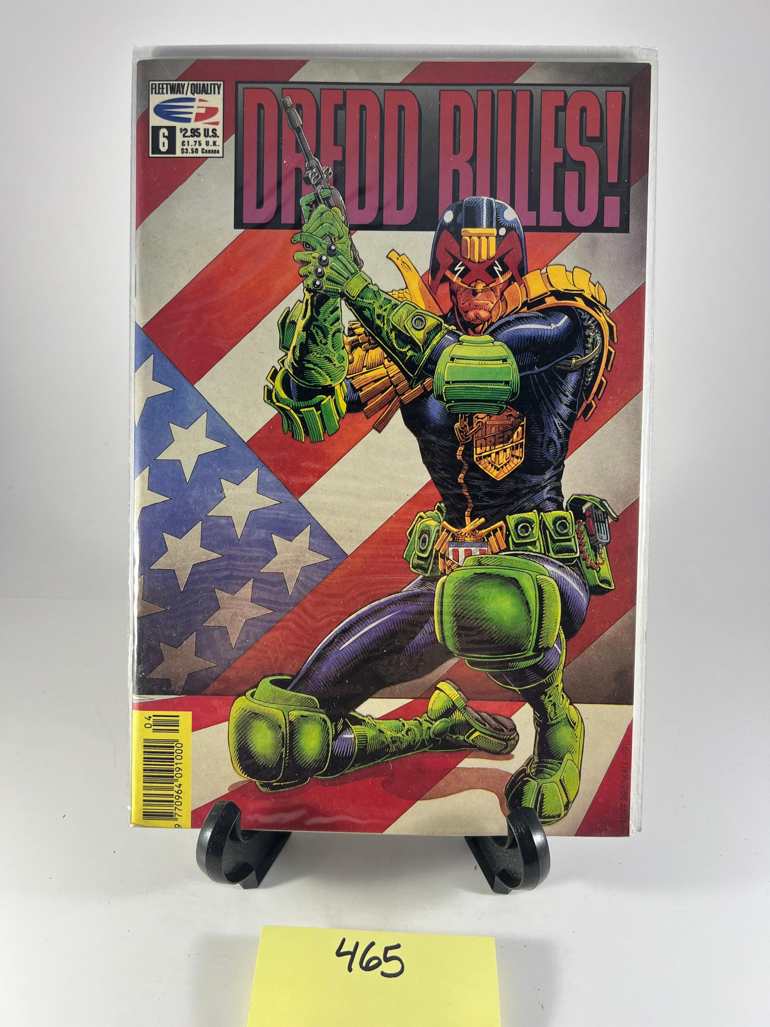 Dredd Rules! Issue #6 Fleetway/Quality