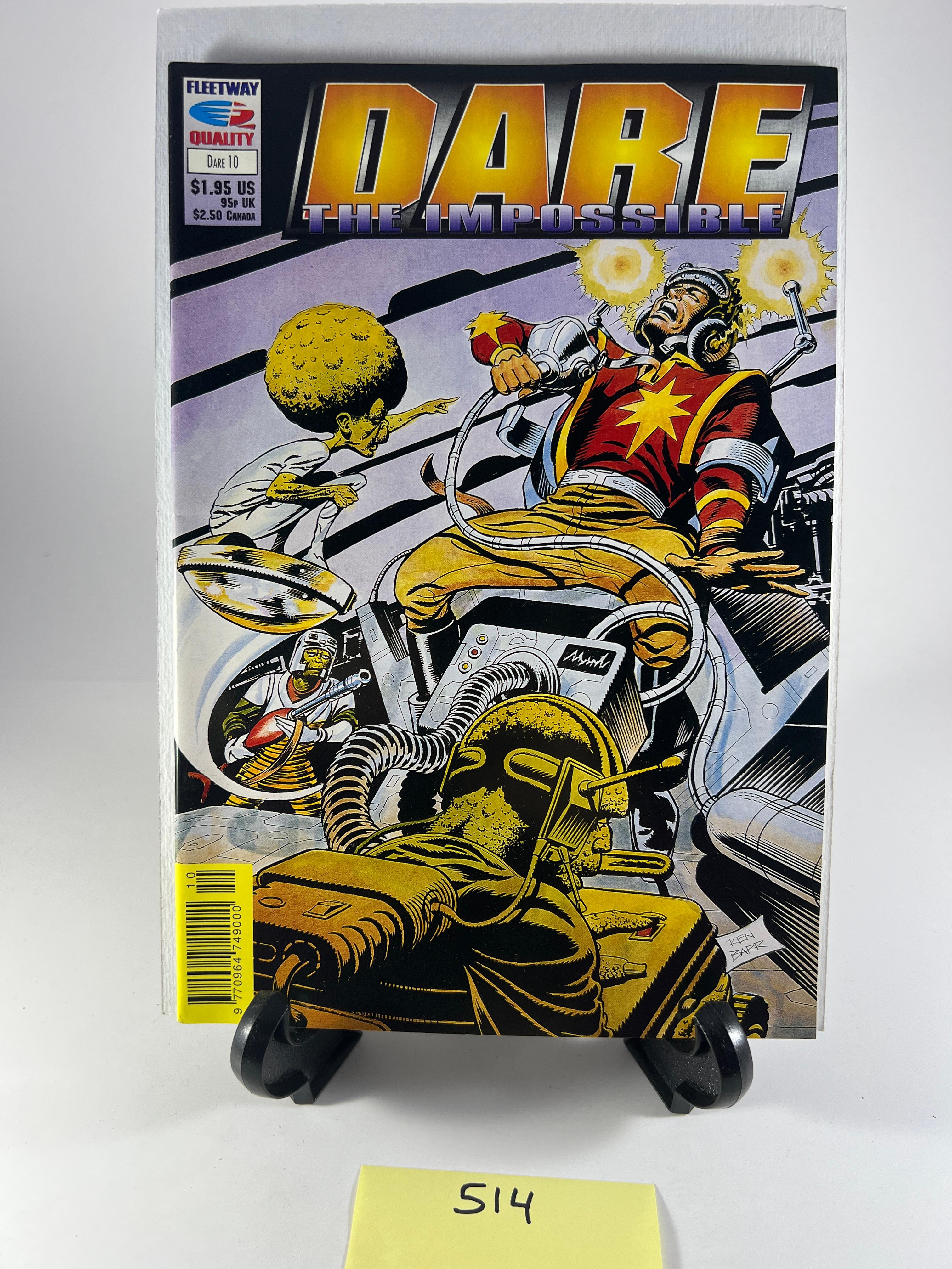 Dare The Impossible Comic Book  Fleetway Quality DARE 10