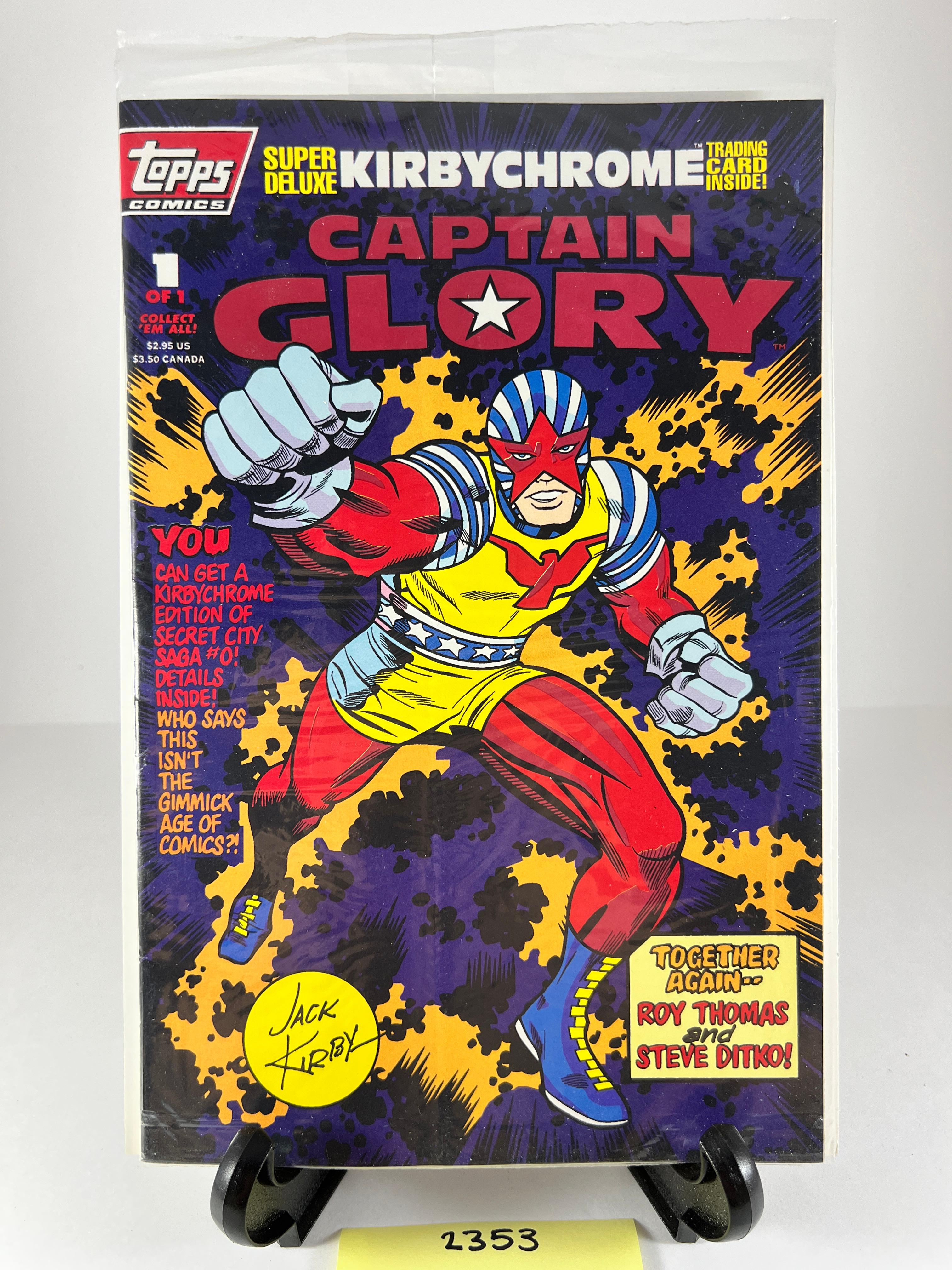 Captain Glory #1 Super Deluxe Kirbychrome Edition (1993) - by Topps Comics