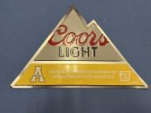 Coors Light metal sign