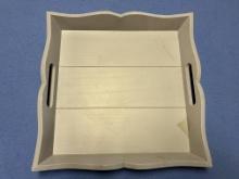 Decorative wooden tray