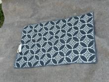Blue and white Rug