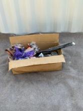 Mixed Lot of Halloween Decorations and Accessories - Used Condition