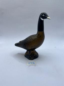Duck with black head Avon bottle