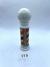 Barber pole Avon bottle