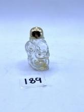 Clear squirrel Avon bottle