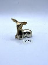 Gold fawn Avon bottle