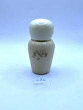 Round white soap dispencer Avon