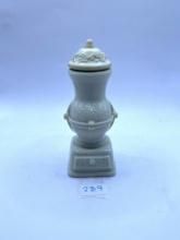 White statue Avon bottle