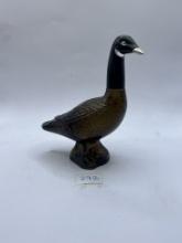 Duck with black head Avon bottle