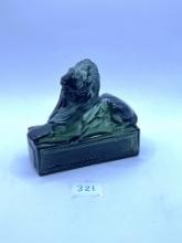 Classic lion Avon bottle