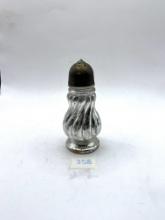 Silver salt shaker Avon bottle