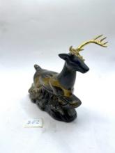 Ten-point buck Avon bottle