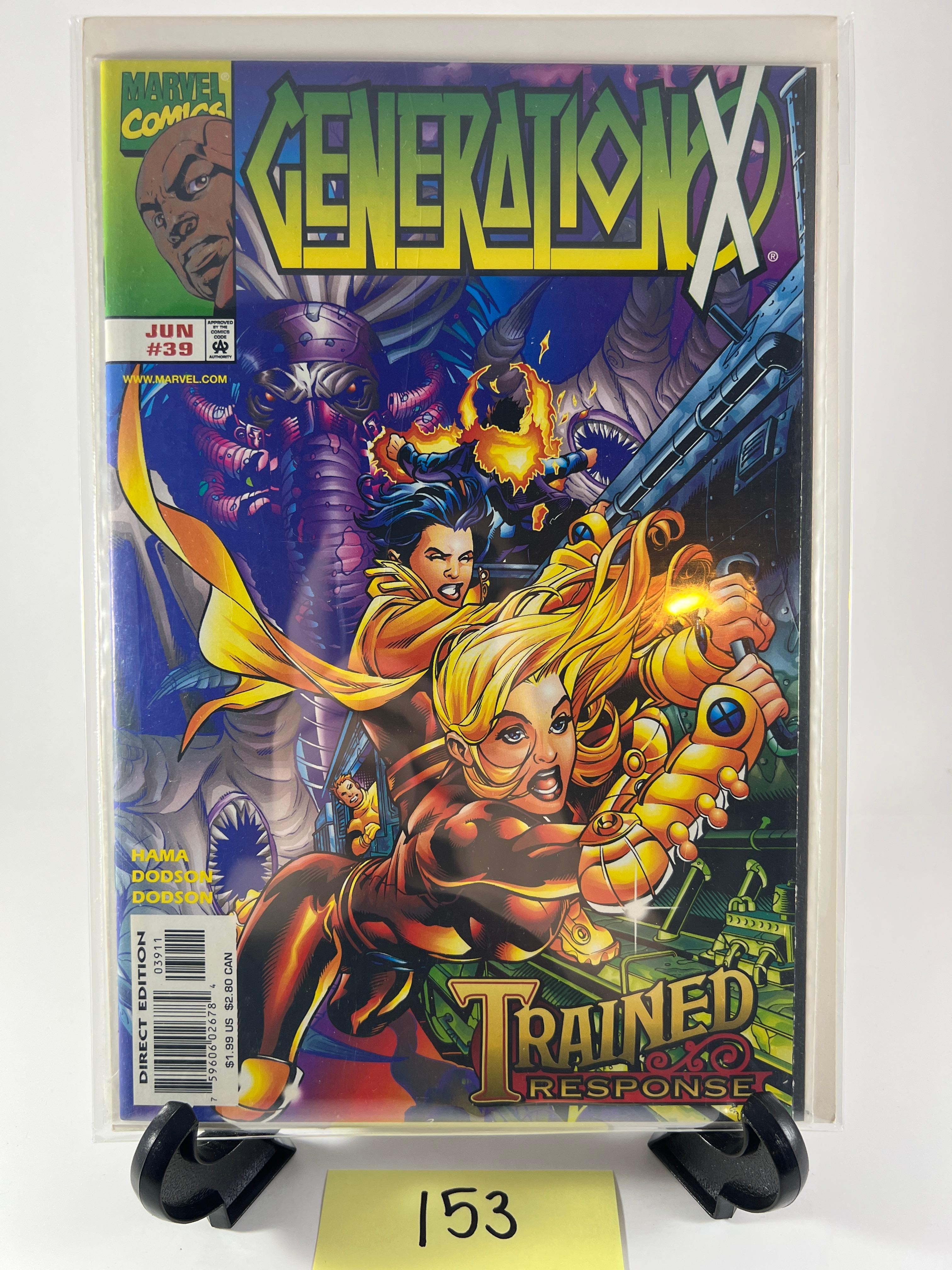 Generation X Comic Issue #39 June Marvel Comics Direct Edition