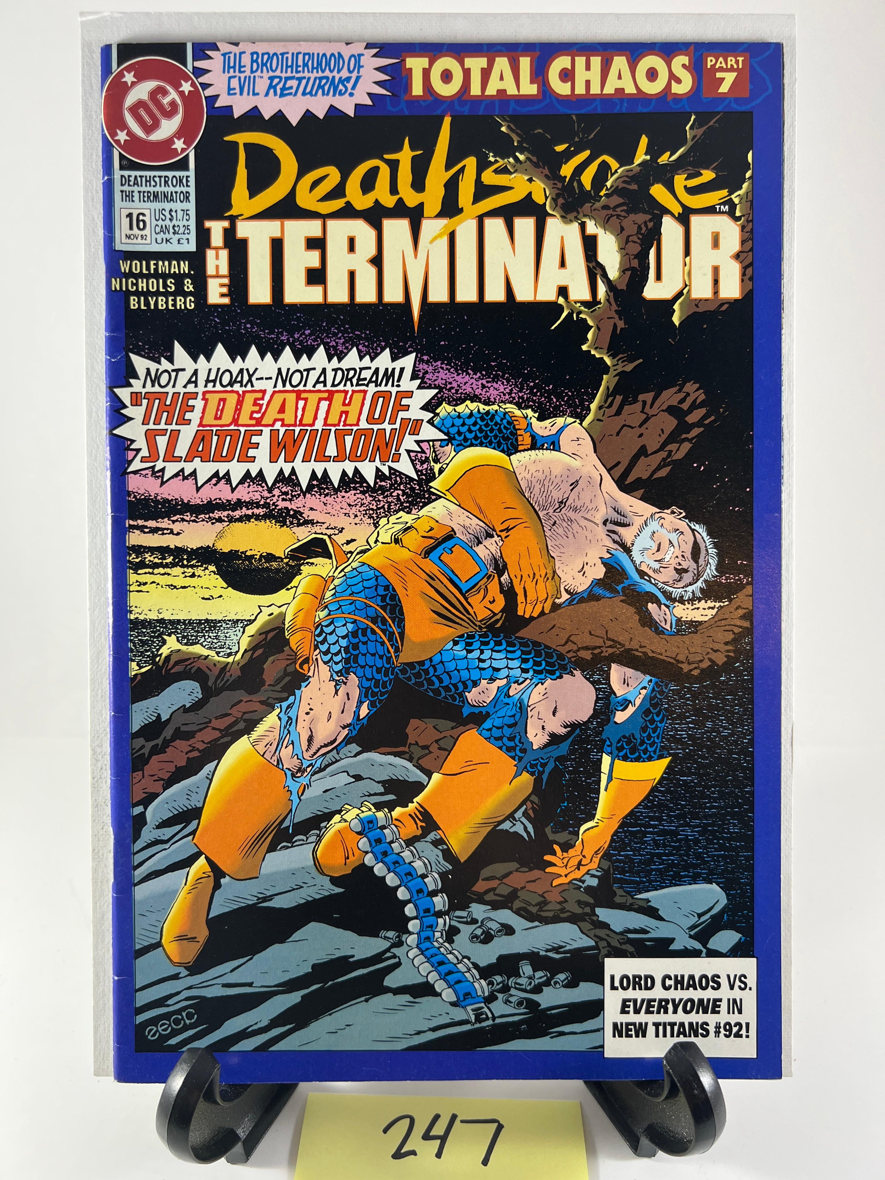 Deathstroke The Terminator #16  DC Comics