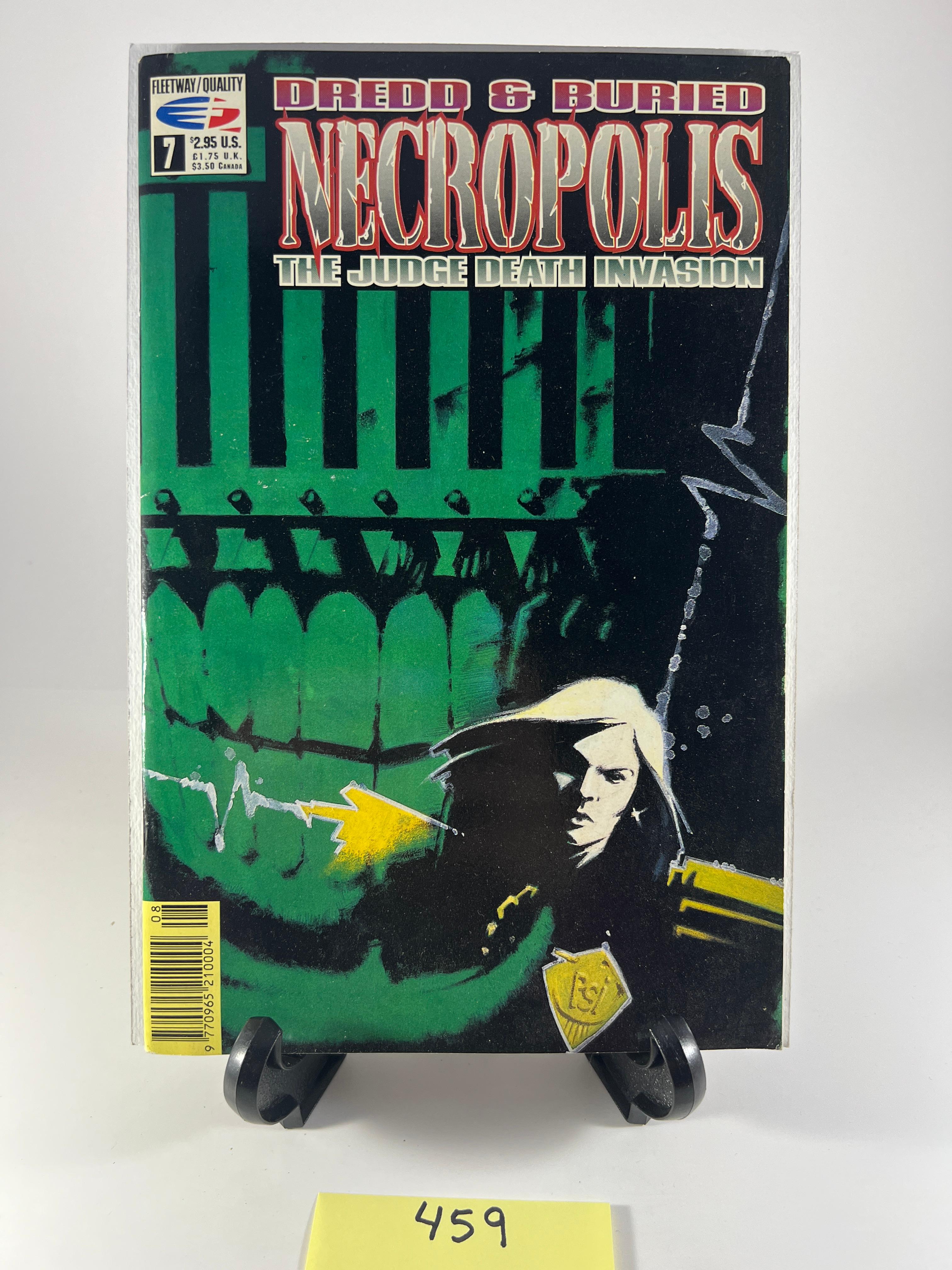 Dredd & Buried Necropolis The Judge Death Invasion Issue #7 Fleetway Quality Comics 1991