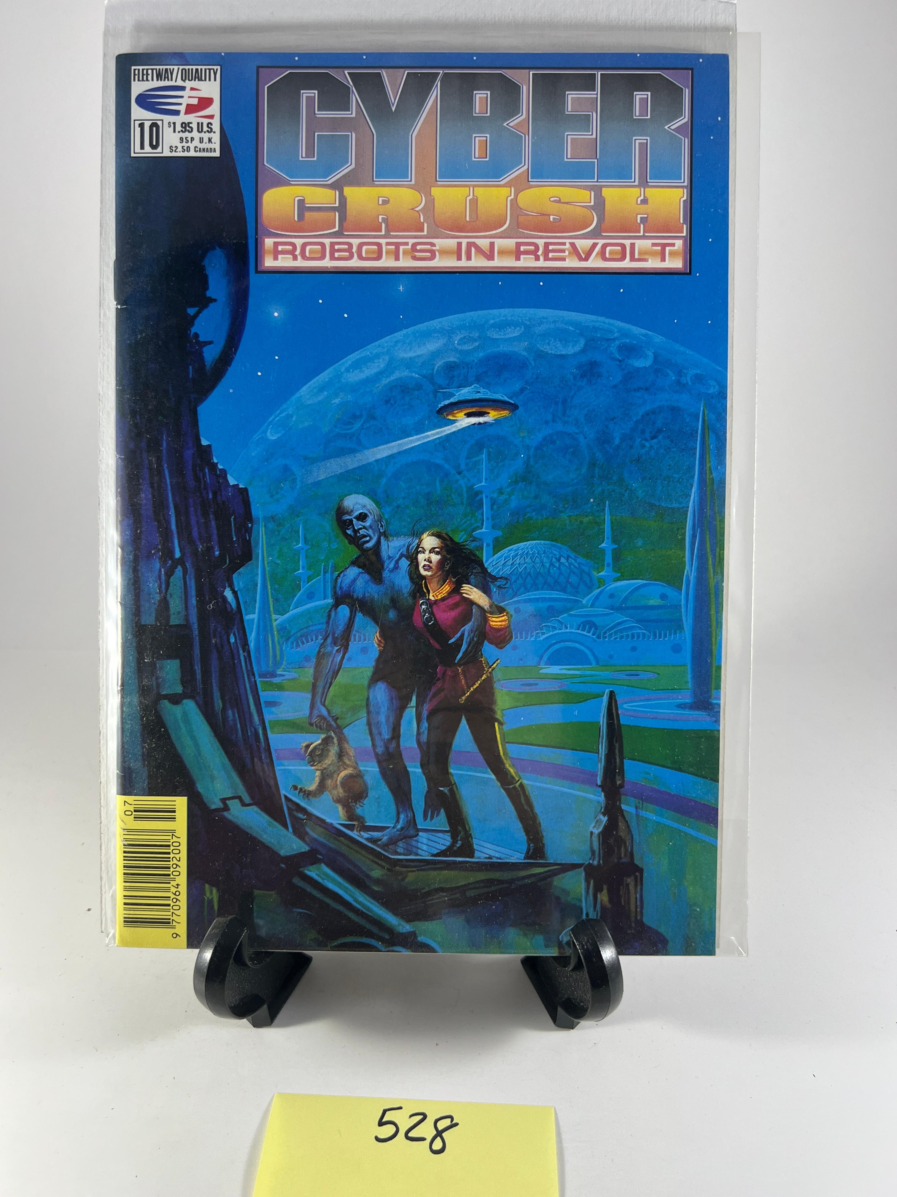 Comic: Cyber Crush Robots in Revolt Issue #10 Fleetway Quality Comics
