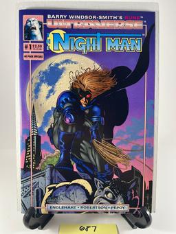 The Night Man Issue #1  UltraVerse Barry Windsor-Smith's Rune