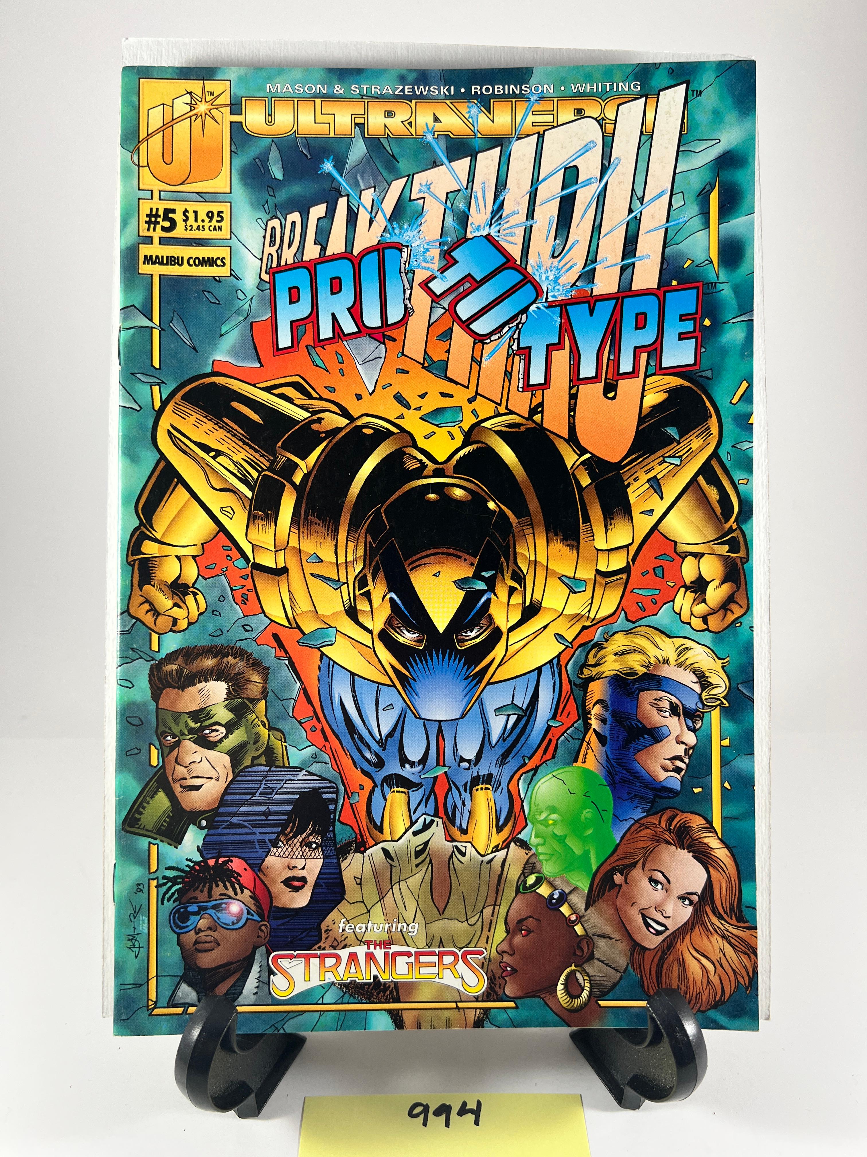 UltraForce Break-Thru Prototype #5   Malibu Comics Featuring The Strangers