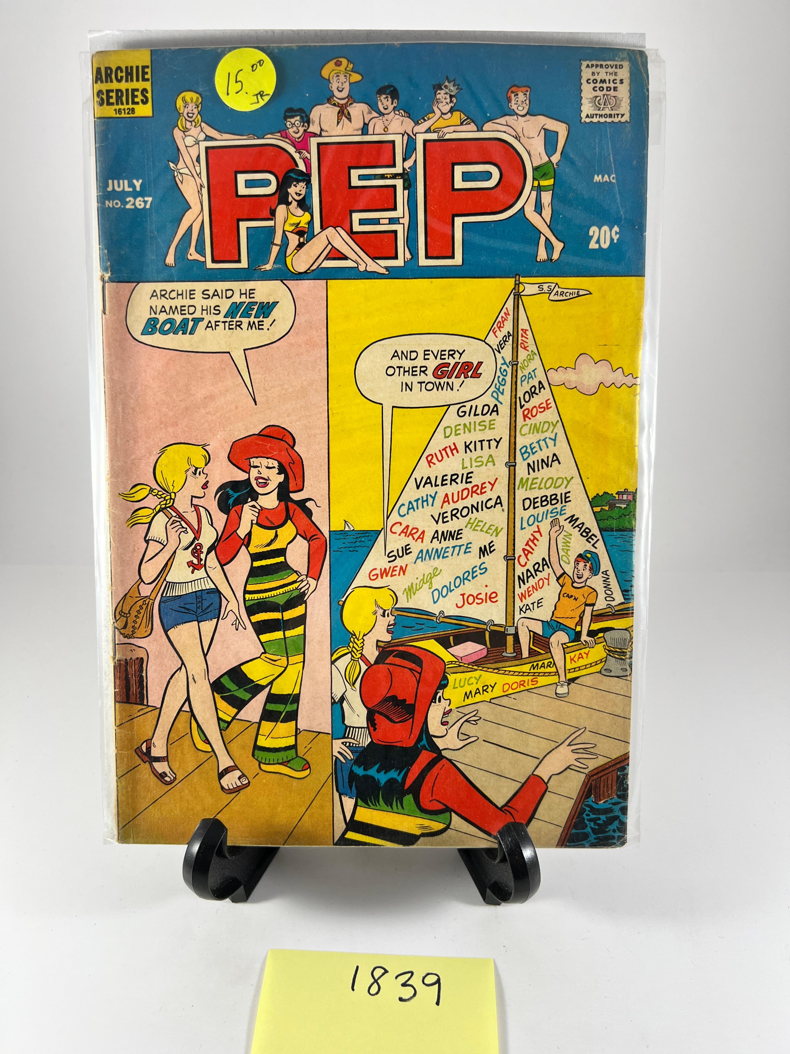 Pep #267  Archie Series July 1972
