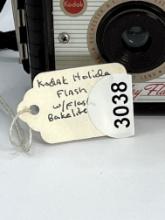 Used Kodak Brownie Holiday Flash Camera with Flash Attachment