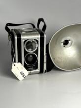 Used Kodak Duaflex Camera with Flash c.1950