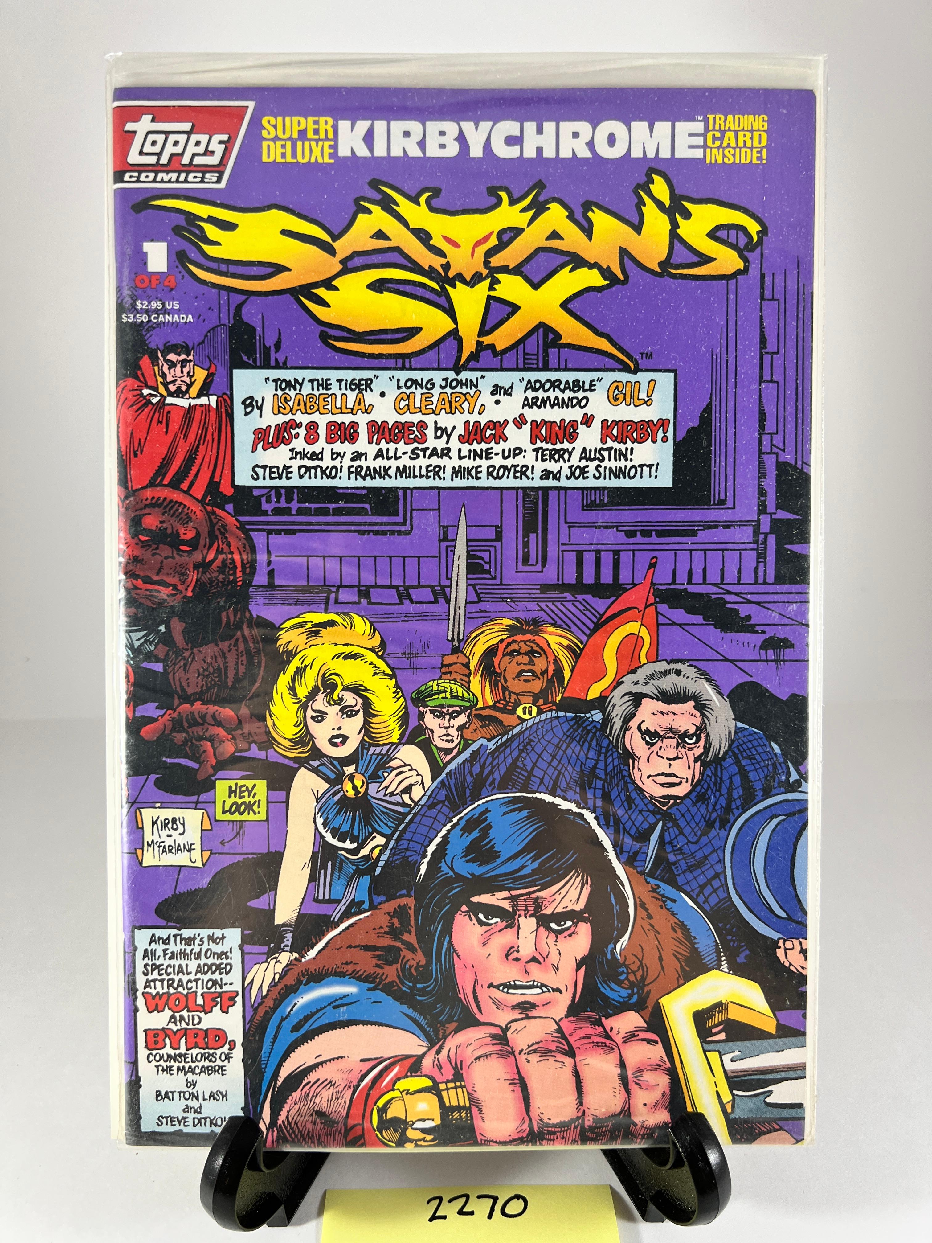 Satan's Six Comic Issue #1 -Topps Comics Kirbychrome Edition