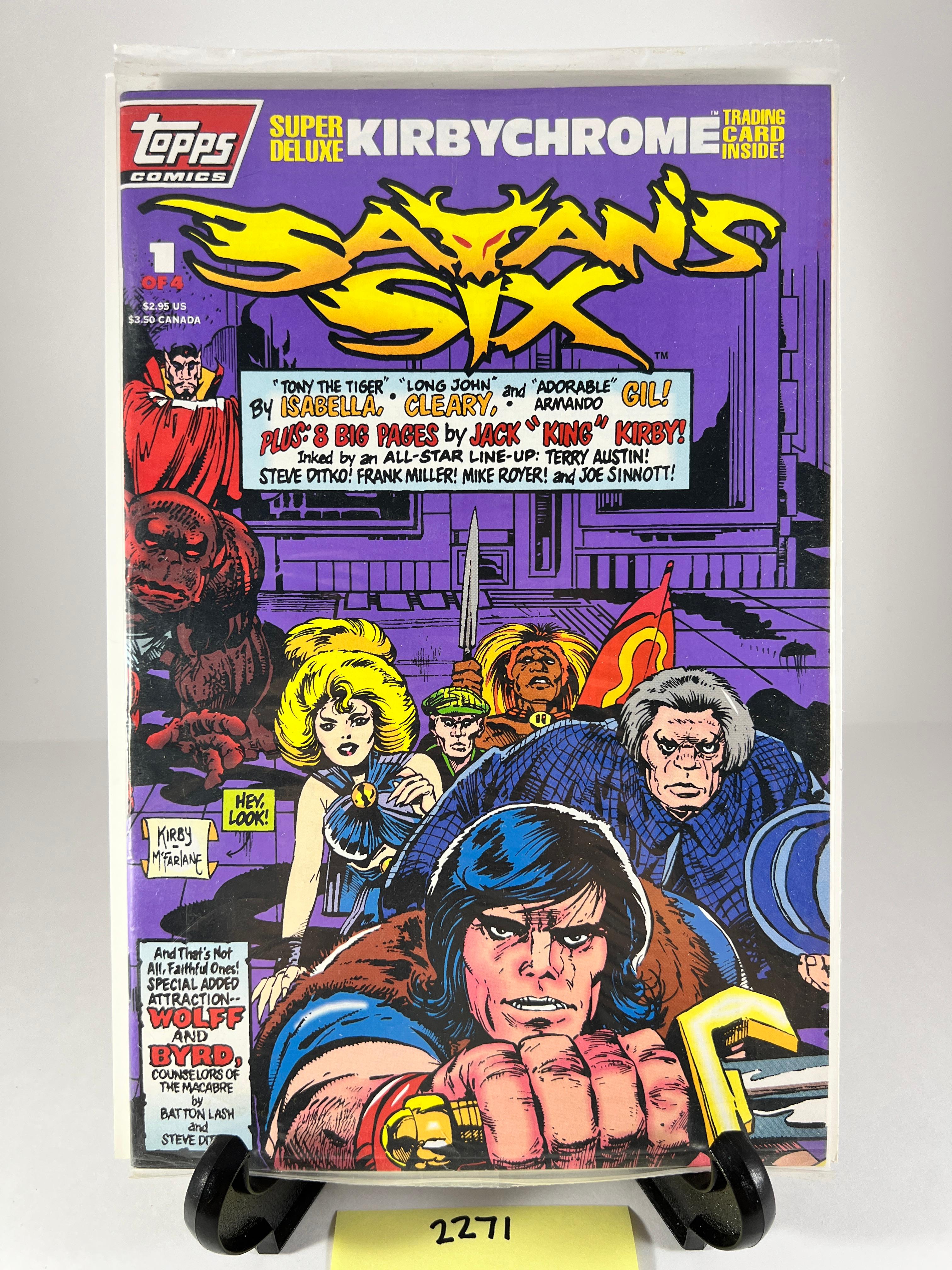 Satan's Six #1 by Topps Comics Super Deluxe Kirbychrome
