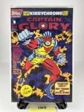 Captain Glory #1 Comic Book - Topps Comics - Super Deluxe Kirbychrome Edition
