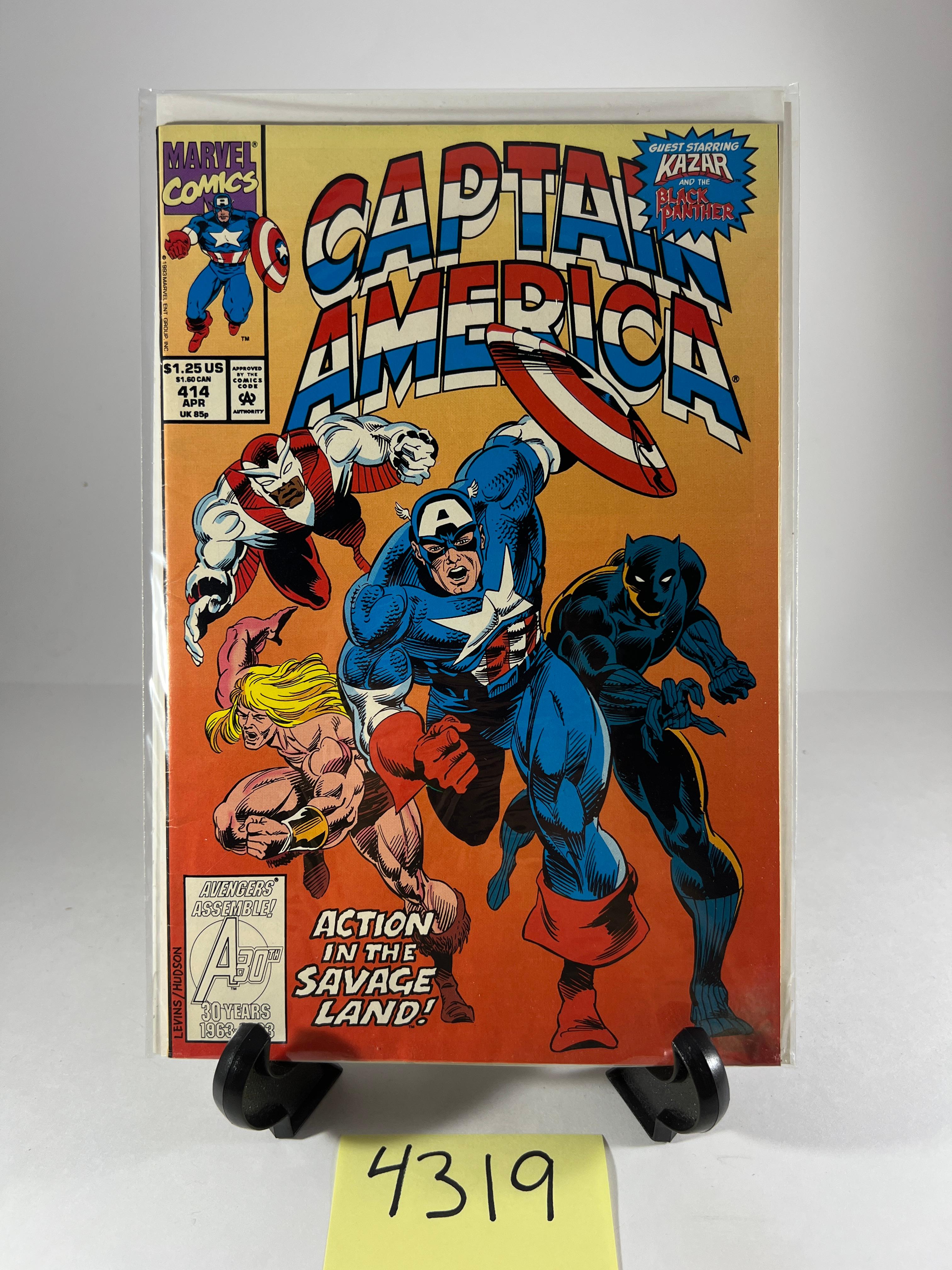 Captain America #414 Comic Book     Marvel Comics