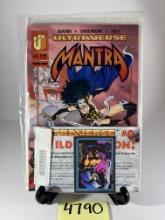Mantra #1 Ultraverse Comic with Wild Coupon and Insert Card     Malibu Comics 1993