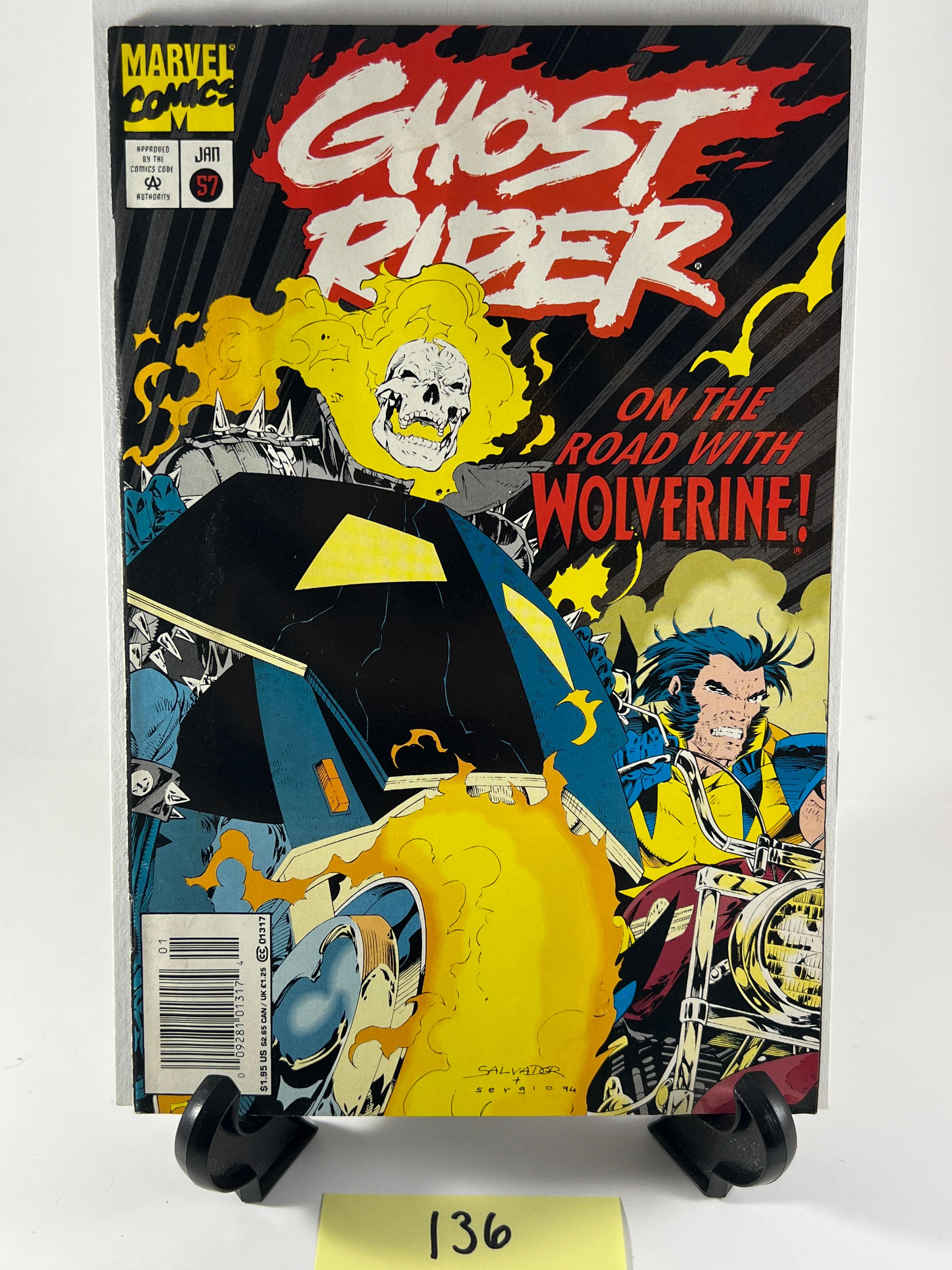 Ghost Rider Comic Issue 57 Marvel Comics