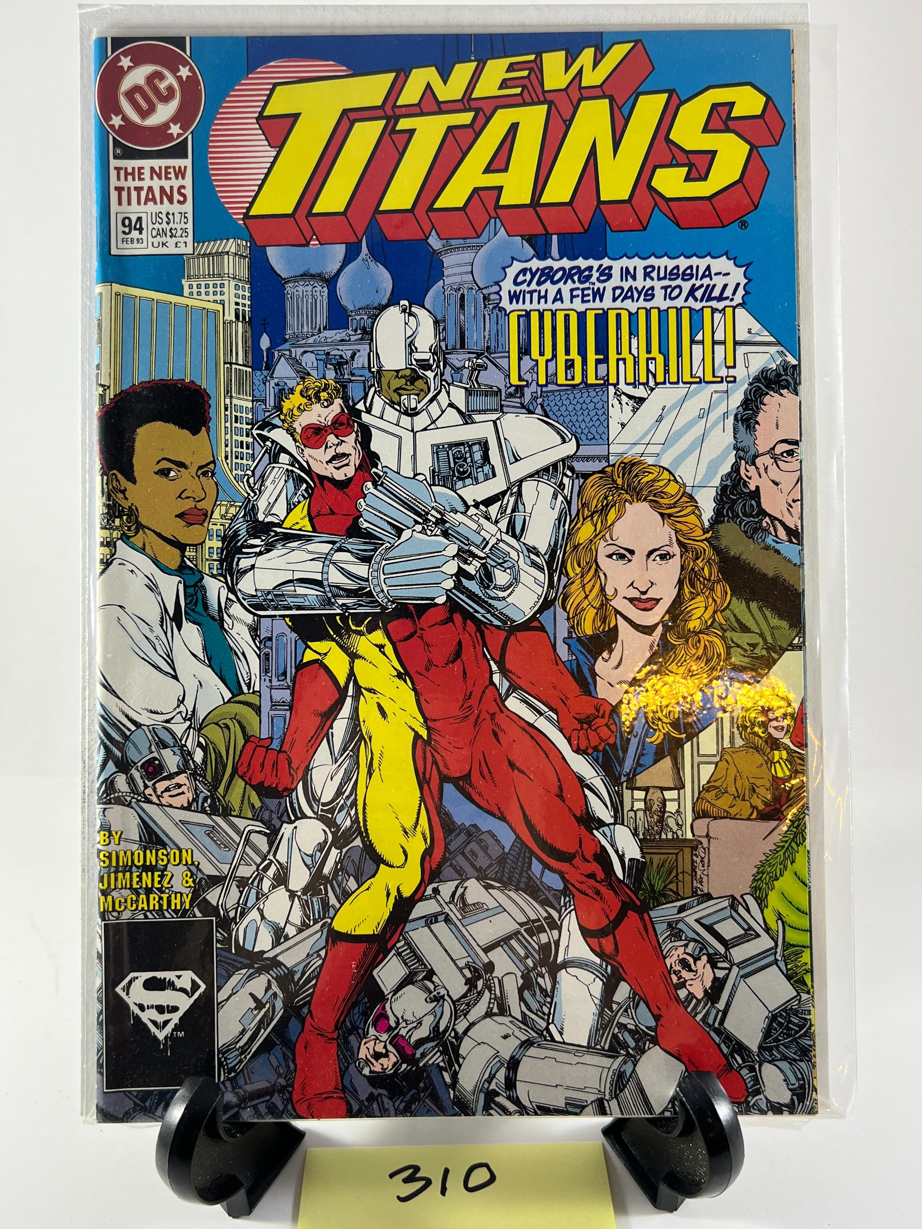 New Titans Comic Issue #94 DC Comics